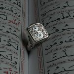 انگشتر نقره مردانه طرح علی (ع)